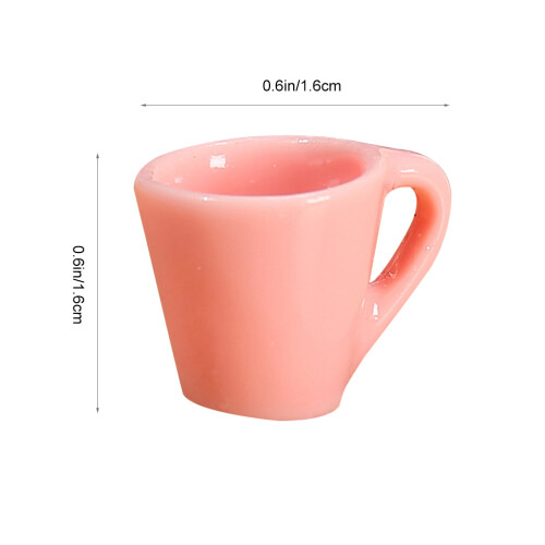 12Pcs Miniature Cups Mini Mug Ornaments Home Tableware Decor 1