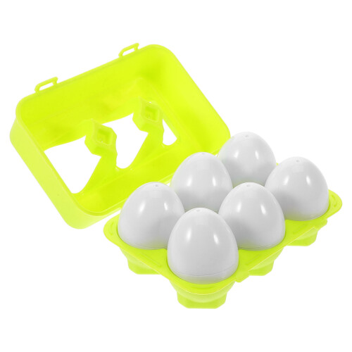 3 Sets Color Shape Matching Egg Educational Toy For Toddlers 1