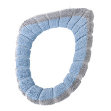 Akrylfiber toiletbetræk, blødt og behageligt til brug året rundt, åndbart materiale tilføjer varme til dit badeværelse, vaskbart og nemt at