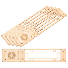 5Stk Mini Tischbildschirm Chinesisch Sanddekoration Modell