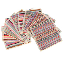 10Pièces Lingettes Coton Enfant Absorbantes Multi Couleurs