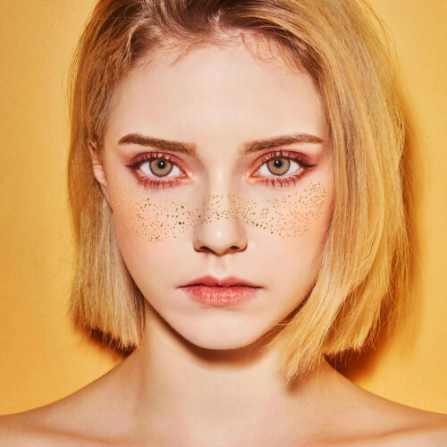 6 Sheets Waterproof Temporary Face Freckles Stickers For Party Makeup 2