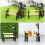 Juego De Miniatura Y Banco De Parque 11