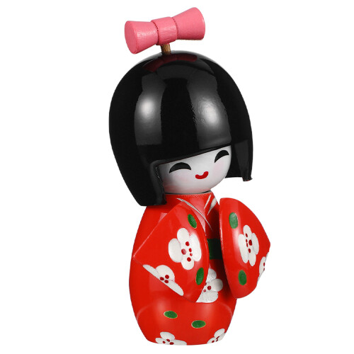 5 Pièces Statue Au Kimono En Bureau Maison Restaurant 1