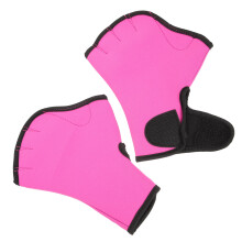 1Par Guantes Natación Nylon Rosa Para Ejercicio Y Mejorado