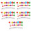 5Sets Assorted Color Wooden Chips Toddler Color Sorting Learning Toy 9