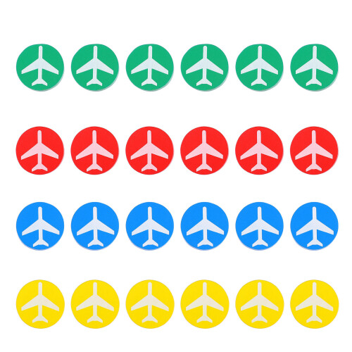 24 Pièces D'échecs Colorées De De
