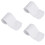 3Pièces Collants Opaques Blancs Pour Danse 6