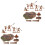 2 Sets Mini Primitive Men Models For Scene Layout 5