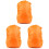 3Pièces Couvre- Orange Renforcé Pour Activités Outdoor 2