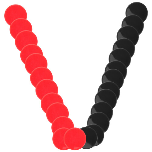 400 Pcs 19mm Plastic Chips For Game Party Classroom Activities