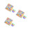 3 Sets Wooden Beads Game Toy For Kids Educational Puzzle Gift 3