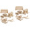 10 Pièces Modèles En Bois Bus Chariot Élévateur 6