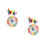 2 Sets Wooden Clock Building Block Shape Matching Educational Toy 7