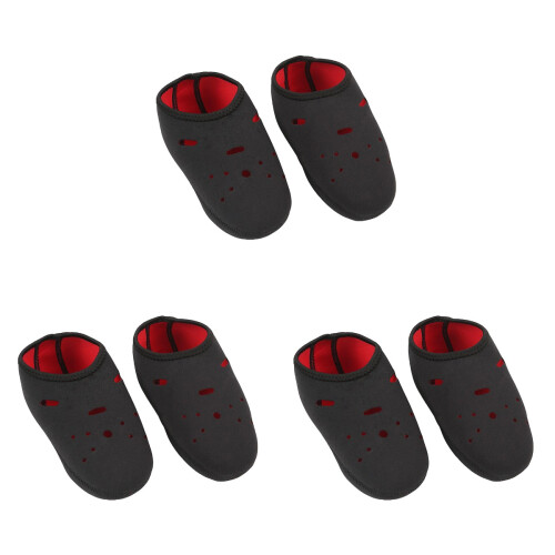 3Paires Snorkeling Bain Unisexes 1