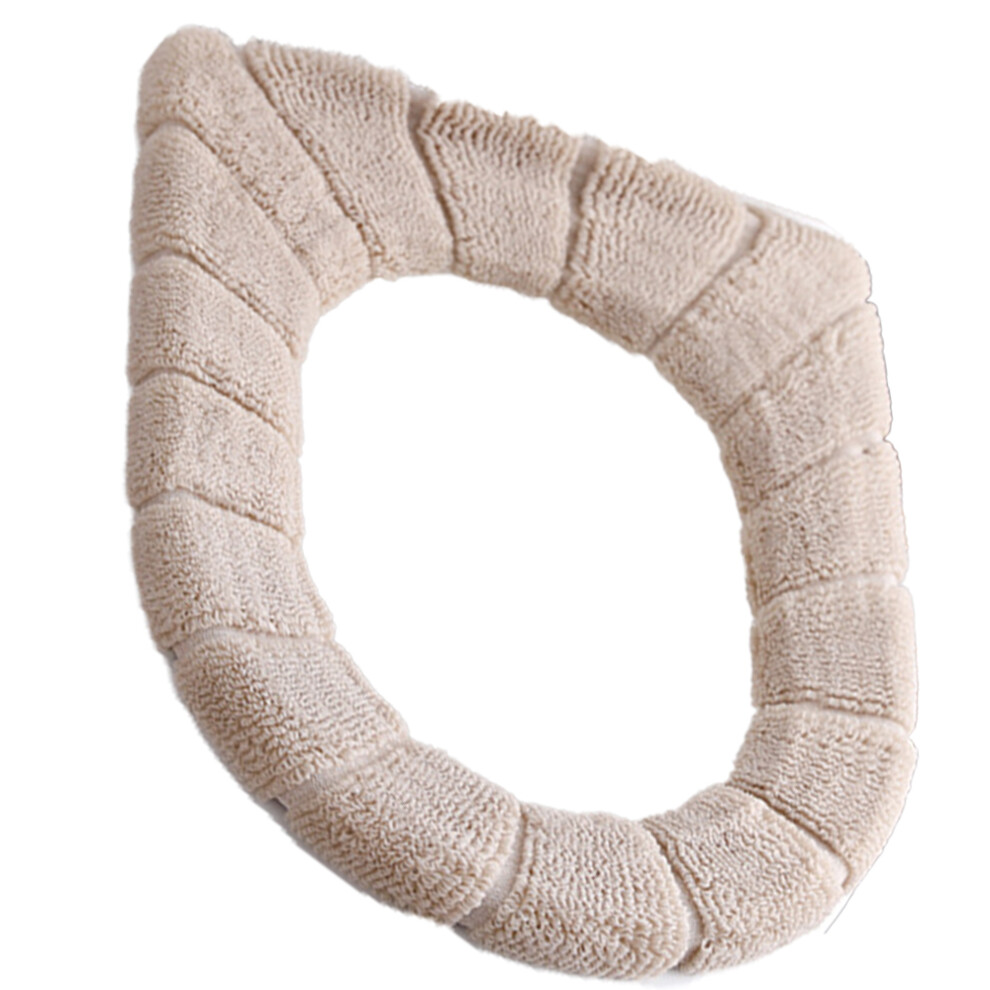 Toilet Seat Cover Cushion, Thicker Warmer Toilet Seat Cover Pads Soft Stretchable Washable For Bathroom Toilet Area (5Pcs) 9135470837939