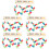 5 Sets Plastic Domino Set For Kids Educational Toy 6