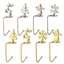 Design unico con decorazioni a tema stagionale, morsetti in metallo con retro antiscivolo per caminetto o scrivania, ganci decorativi per caminetto