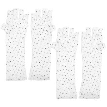 10 Pairs Anti UV Fingerless Gloves For Manicure Protection