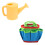 Set Giardinaggio Bambini Cestino Borsa Innaffiatoio 1