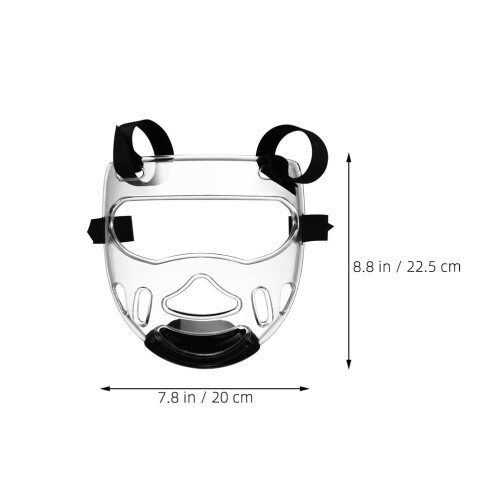2 Pièces De Taekwondo Avec -Face Transparent Détachable 1