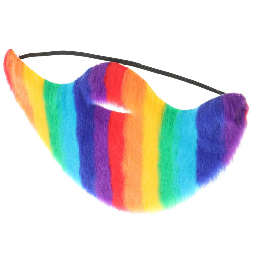 2 Pièces Faux Courte En Arc‐En‐ Pour Cosplay 2