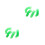 40 Pcs Transparent Light Green Plastic Chips Counting Markers 4