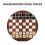 24 Pièces En Bois Ronde Filetée Pour Jeu De Dames Et Backgammon 8