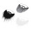 3 Pièces Faux Barbes Élastique Pour Halloween Cosplay 1