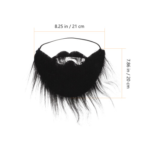 3 Pièces Faux Barbes Élastique Pour Halloween Cosplay 2