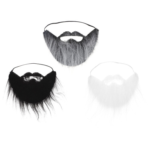 3 Pièces Faux Barbes Élastique Pour Halloween Cosplay 1