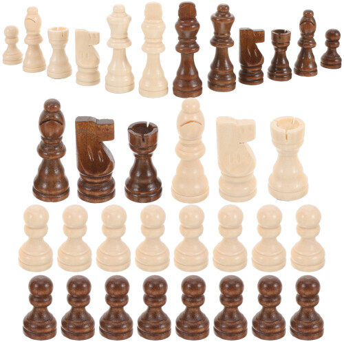 3 Ensembles De Pièces D'échecs En Bois, Jeu De Société 2