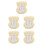 5 Pièces Peluche Siège Climatiseur Miniature Décoration 7