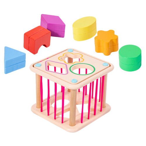 Set Sensoriale In Legno Con Ordinamento Per Bambini