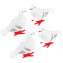 4Pcs Cartoon Wind Up Pigeon Toy Bird Kids Gift Random Color
