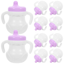 10Pcs Baby Feeder Bottle Model Doll House Plaything Simulated Nursing