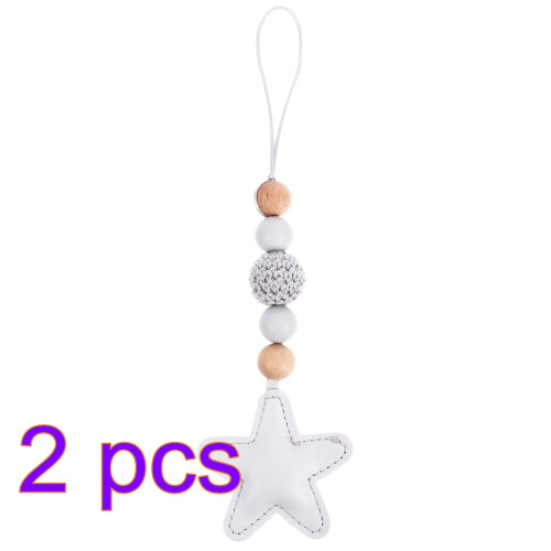 2 Pièces Pendentif Pour Sac À Main En Perles De Silicone 1