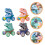 4pcs cartoon dinosaur inertia , hand set 5