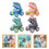 4pcs cartoon dinosaur inertia , hand set 3