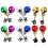 36 Pièces Perles De Barbe Noël Cosplay Accessoires Cheveux 2