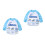 2 Grembiule Impermeabile Stampato Maniche Lunghe Per Bambini 8