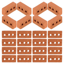 50Pcs Mini Realistic Fake Bricks For Dollhouse And Model Building