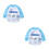 2 Grembiule Impermeabile Stampato Maniche Lunghe Per Bambini 9
