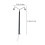 2Pcs Model Railroad Train Lamp Post Sand Table Mini House Decor 3