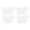 4Pcs Bear Clothes Basic Tee Plush Animal Shirt Solid Color 1
