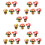 25 Kit Fiori In Tessuto Non Tessuto Per E Bambini 9