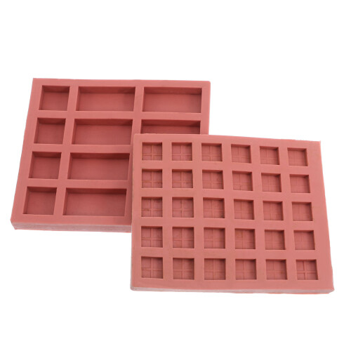 10 Pcs Miniature Brick Molds Silicone Tools For Dollhouse Sand Table 2