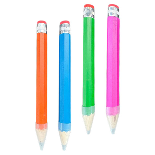 8 Pezzi In Colorate Con Gomma 35 Cm Per 1