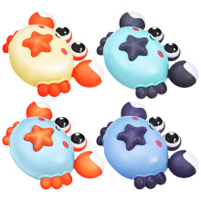 4Pcs Crab Toys Pull Back Cars With Light Goodie Bag Stuffers