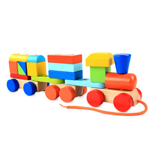 1 Pezzo Legno Educativo Traino Per Bambini 1